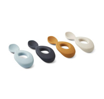 Set de 4 cuillères en silicone Liva, Liewood