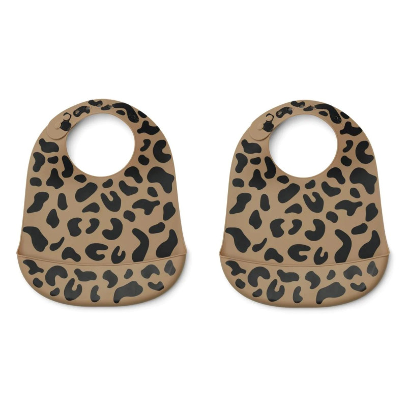 Liewood - Set de 2 bavoirs silicone Tilda Mega Leo, Liewood - Liewood