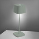 Lampe Ophelia Sage Green 10 x 10 x 29 cm, Zafferano