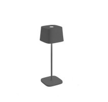 Lampe Ophelia Dark Grey 10 x 10 x 29 cm, Zafferano