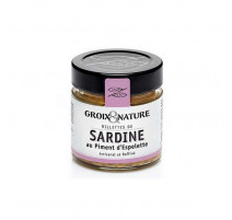 Rillettes Sardine au piment d'Espelette, Groix et Nature
