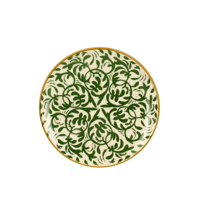 LEBRUN - Service de table Héraclée Vert, Novastyl Assiette dessert - LEBRUN