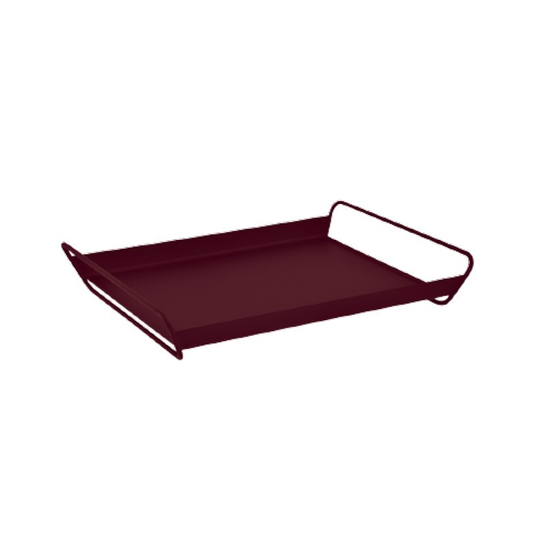 plateau 53 x 38.5 cm alto, fermob cerise noire - fermob