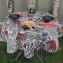 Nappe enduite Citrouille Lombok, Sud Etoffe