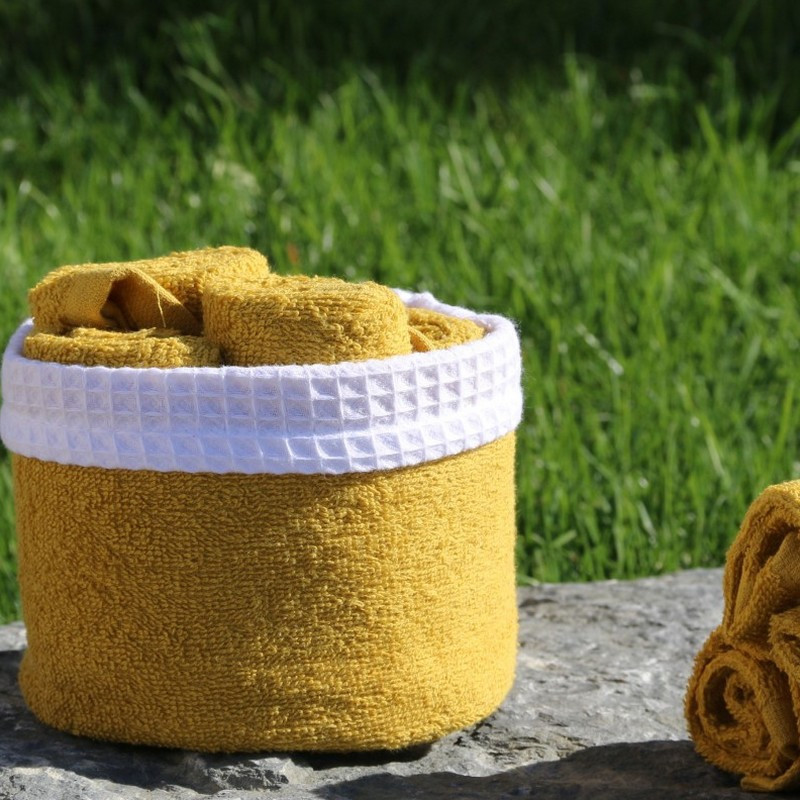 Sud Etoffe - Panier Invité Fanny, Sud Étoffe Tournesol - Sud Etoffe