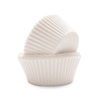 Boîte de +/- 36 caissettes blanches, Scrapcooking