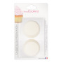 Boîte de +/- 36 caissettes blanches, Scrapcooking