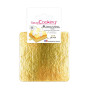 10 supports gâteaux individuels carrés or/noir 8 cm, Scrapcooking