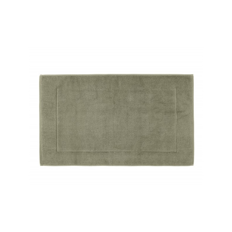 HAOMY TEXTILE - Tapis de bain Grand Hôtel, Haomy Kaki - HAOMY TEXTILE