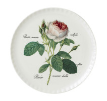 Plat à gâteaux Redouté Rose 30 cm, Roy Kirkham