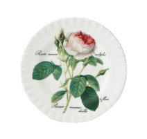 Assiette dessert Redouté Rose, Roy Kirkham