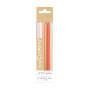 12 bougies longues Rose et Or, Scrapcooking