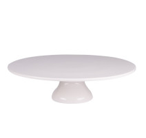 Plat à tarte sur pied blanc, Table Passion