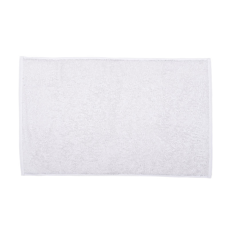 HAOMY TEXTILE - Tapis de bain Cupabia, Haomy Blanc - HAOMY TEXTILE