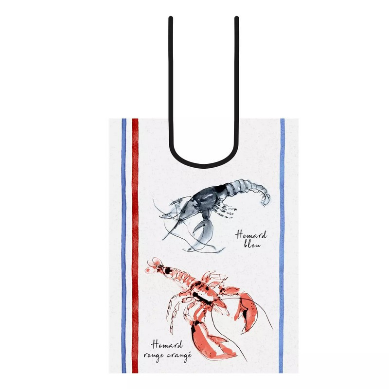 Sud Etoffe - Bavoir Fruits de Mer 45 x 60 cm, Sud Etoffe Homards - Sud Etoffe