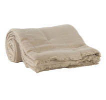 Plaid 130 x 170 cm Romane Natural, Sud Etoffe