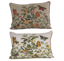 Coussin 40 x 60 cm Ephemere Blanc, Sud Etoffe