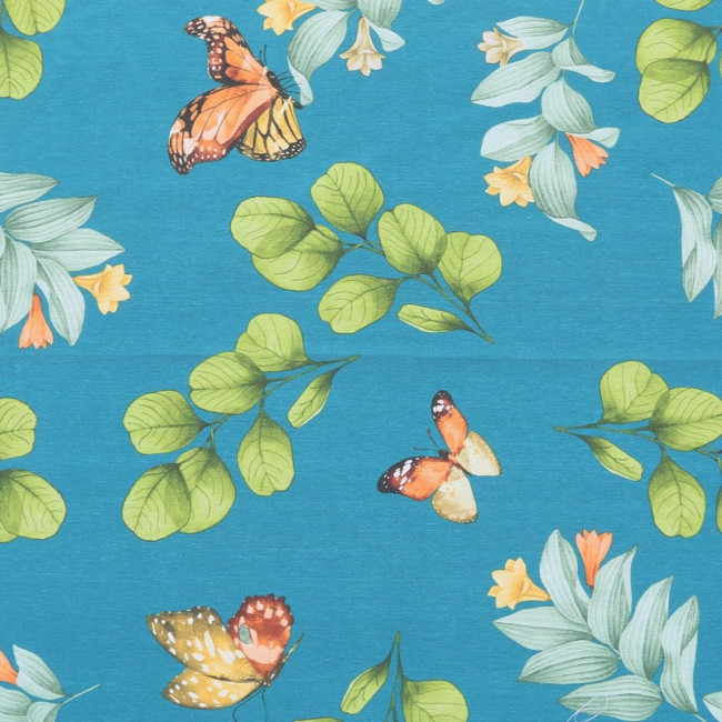Nappe enduite Océan Papillon, Sud Etoffe