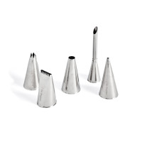 Lot de 5 douilles inox assorties, De Buyer