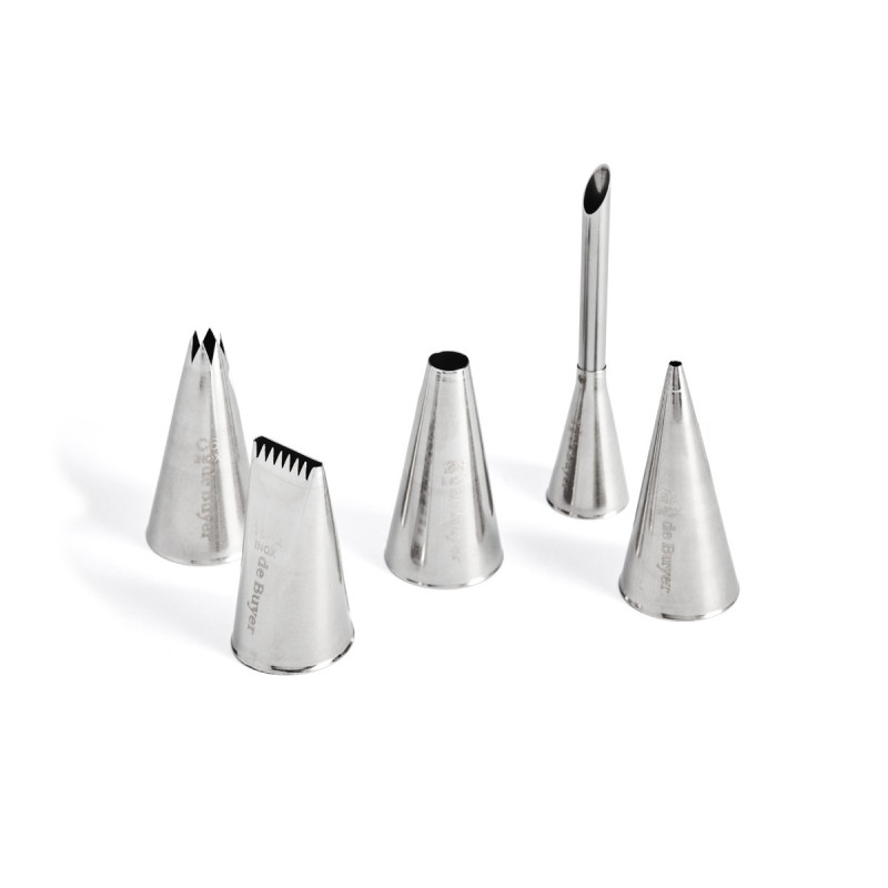 DE BUYER - Lot de 5 douilles inox assorties, De Buyer - DE BUYER