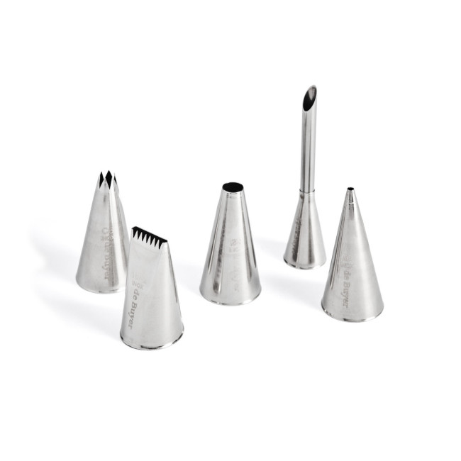 Lot de 5 douilles inox assorties, De Buyer