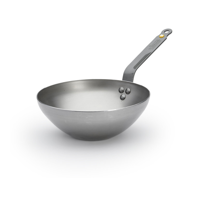 DE BUYER - Wok à queue Mineral B, De Buyer 24 cm - DE BUYER