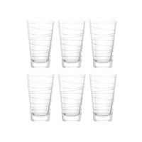 Coffret 6 chopes Vario transparent 28 cl, Léonardo