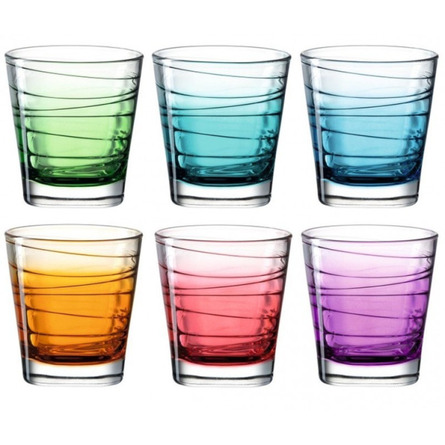 Coffret 6 gobelets Vario assortis 25 cl, Léonardo