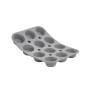 Plaque 12 moules ronds Pomponnettes Elastomoule, De Buyer