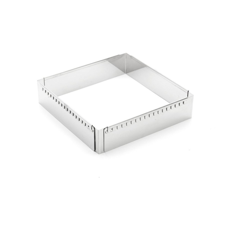 DE BUYER - Cadre carré extensible inox de 20 à 37 cm, de Buyer - DE BUYER