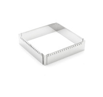 Cadre carré extensible inox de 20 à 37 cm, de Buyer