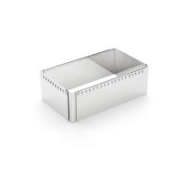 Cadre rectangle extensible inox de 21,5 à 40 cm, de Buyer