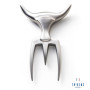 Fourchette à découper avec socle en inox, Tridens