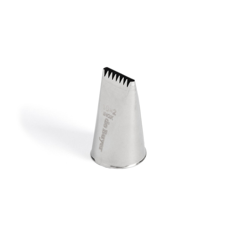 DE BUYER - Douille à bûche plate inox, De Buyer Diamètre 2,5 cm - DE BUYER