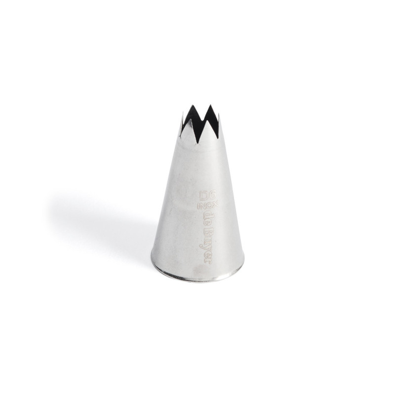 DE BUYER - Douille cannelée inox 6 dents, De Buyer Diamètre 7 mm - DE BUYER