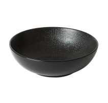 Saladier 24 cm Vésuvio Noir, Table Passion