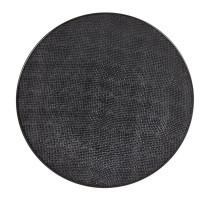 Plat rond 31 cm Vésuvio Noir, Table Passion