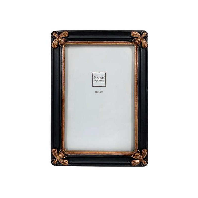 EMDE - Cadre noir et doré Abeilles, Emdé 10x15cm - EMDE