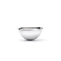 Bassine demi-sphérique en inox bord roulé, de Buyer