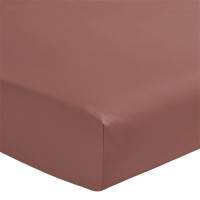 Drap Housse Percale Bois de Rose, Essix