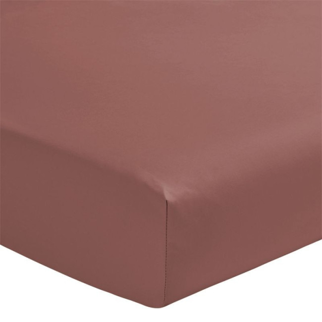 Drap Housse Percale Bois de Rose, Essix