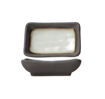 Coupelle rectangle en porcelaine 10.5 x 7 cm Stone, Cosy & Trendy