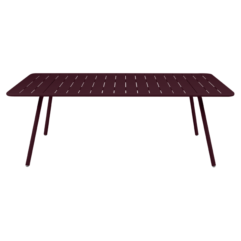 Table Luxembourg  207 x 100 cm , Fermob Cerise Noire - FERMOB