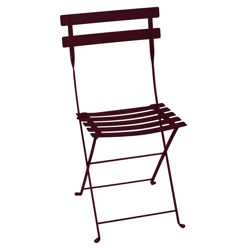 FERMOB - Chaise Bistro, Fermob Cerise Noire - FERMOB