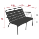 Fauteuil bas duo Luxembourg, Fermob