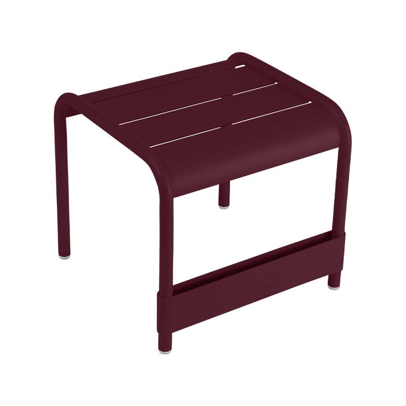 Table basse-repose pied Luxembourg, Fermob Cerise Noire - FERMOB
