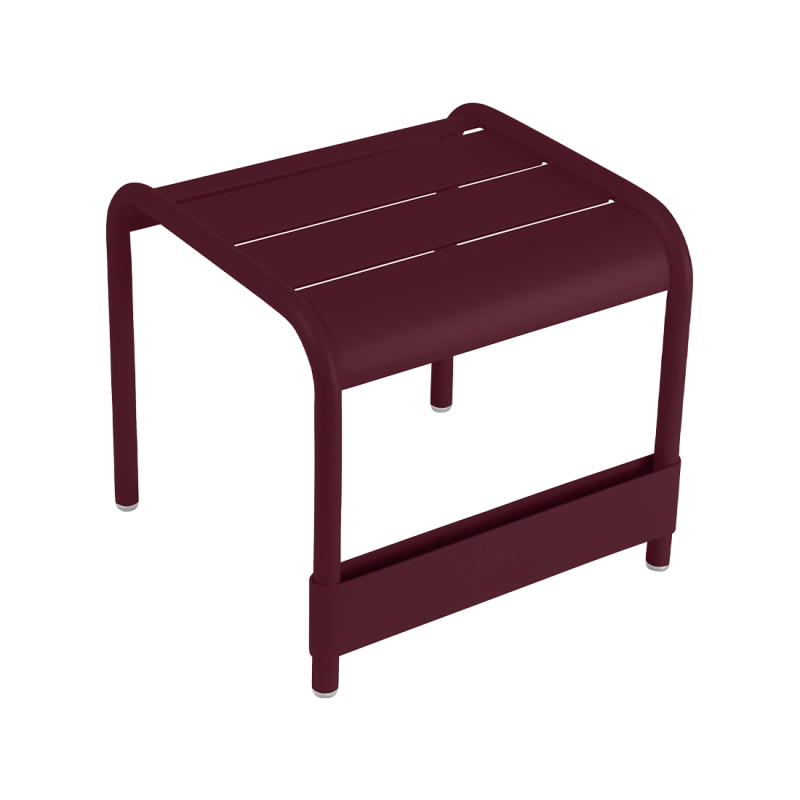 FERMOB - Table basse-repose pied Luxembourg, Fermob Cerise Noire - FERMOB