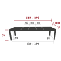 Table Ribambelle XL 3 allonges, Fermob