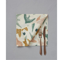 Serviette de table Petit Paradis Sable, Sylvie Thiriez