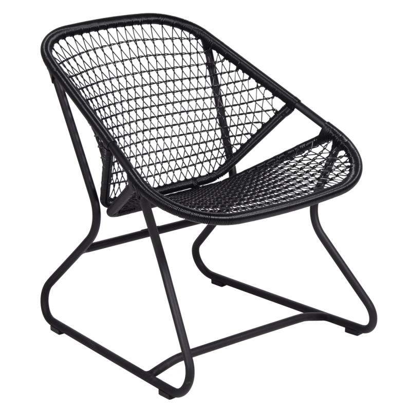 FERMOB - Fauteuil sixties, Fermob Réglisse - FERMOB